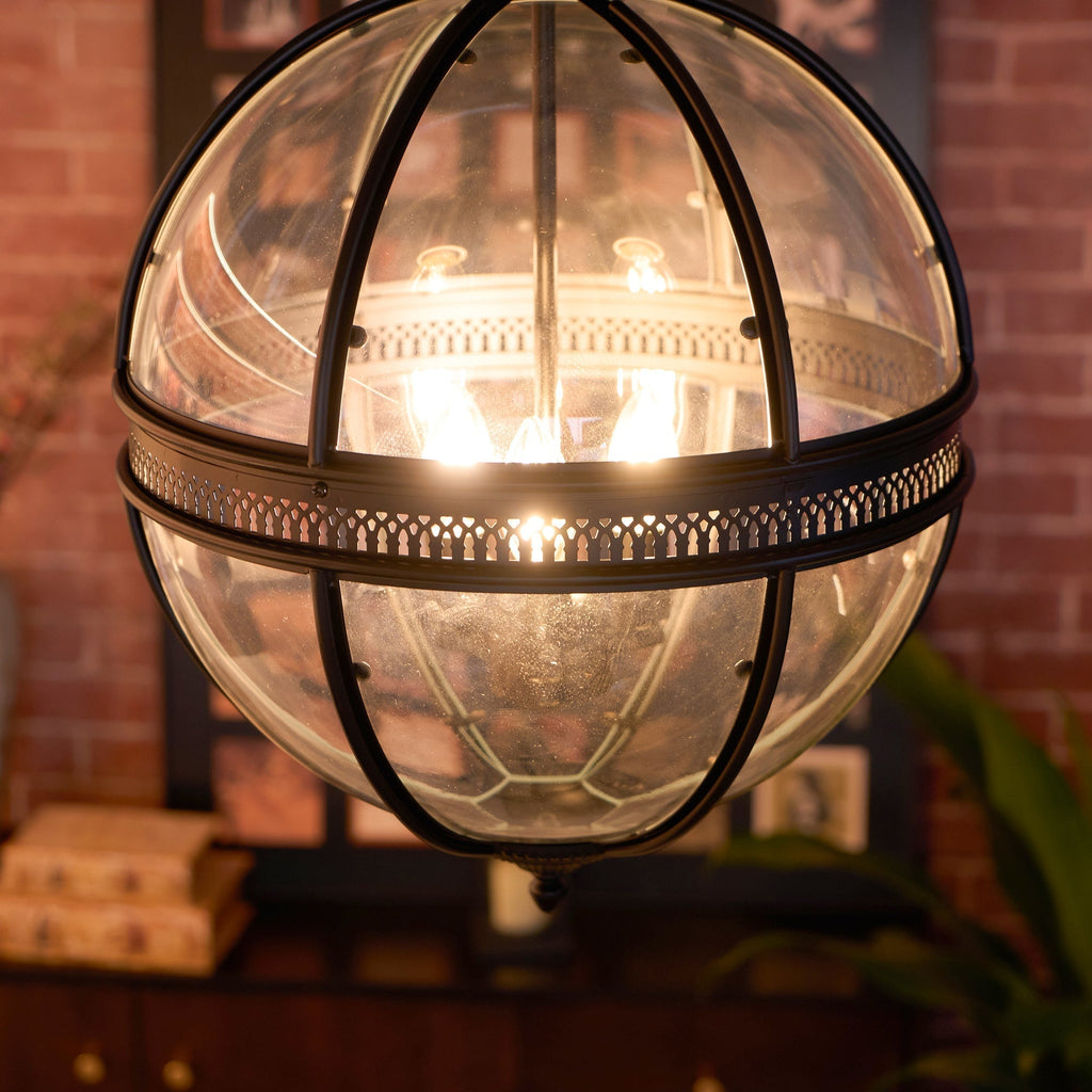 Edward Retro Glass Pendant Light