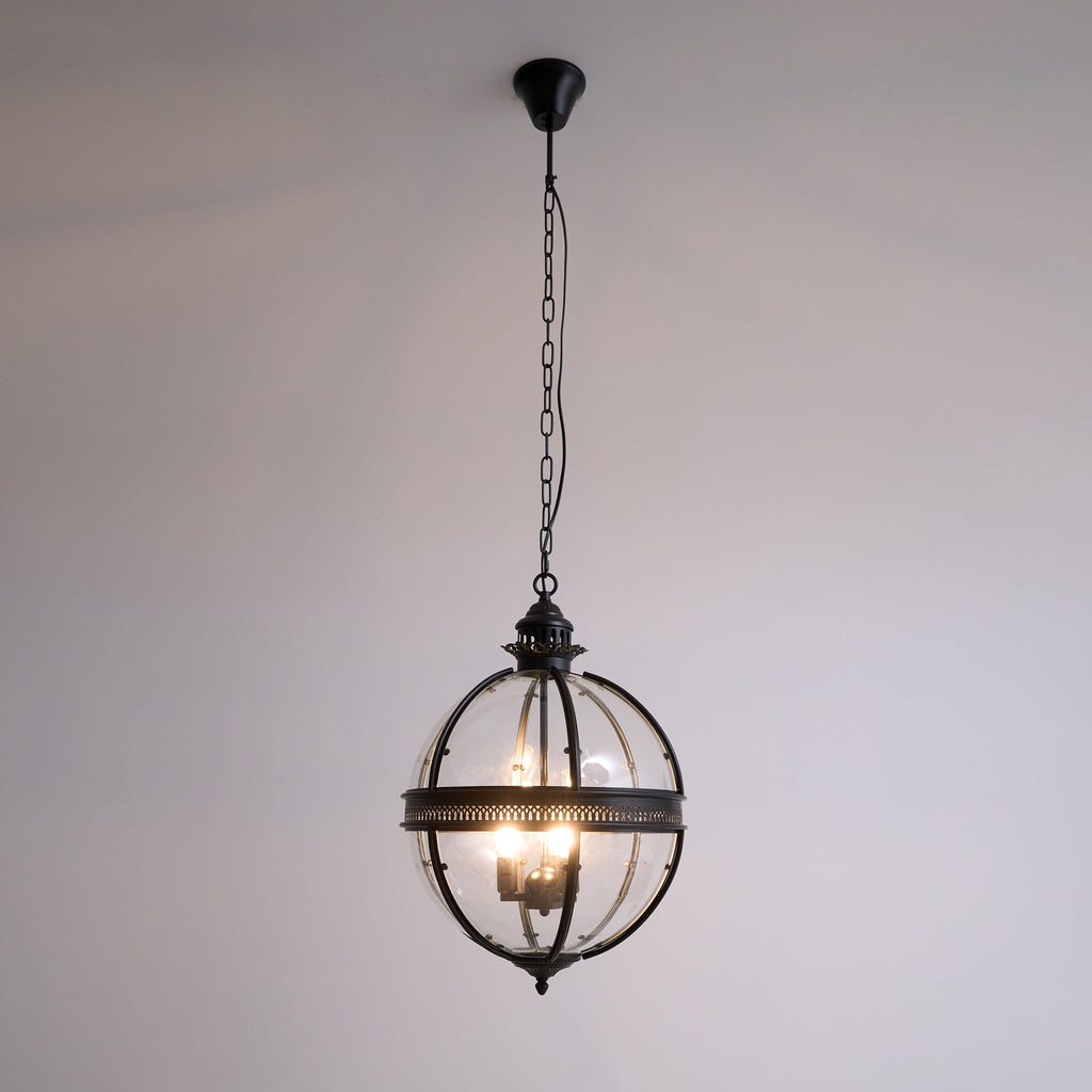 Edward Retro Glass Pendant Light