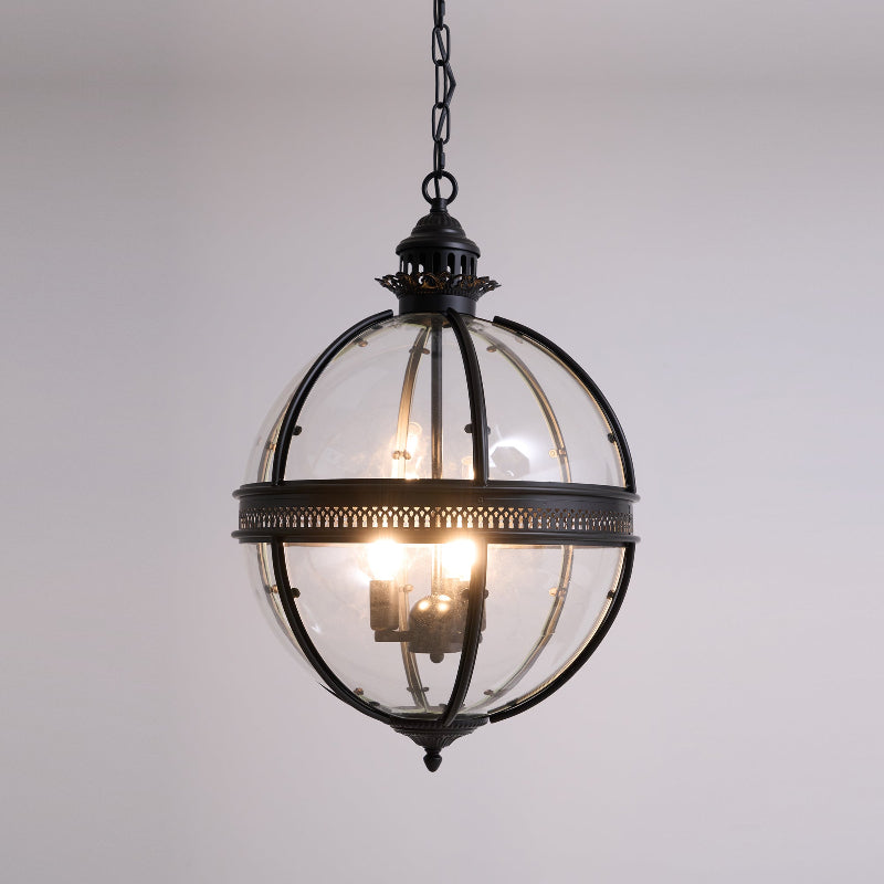 Edward Retro Glass Pendant Light