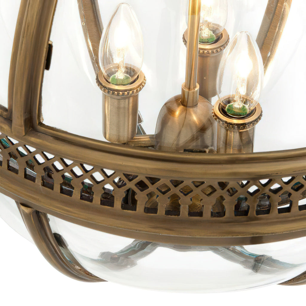 Edward Retro Glass Pendant Light