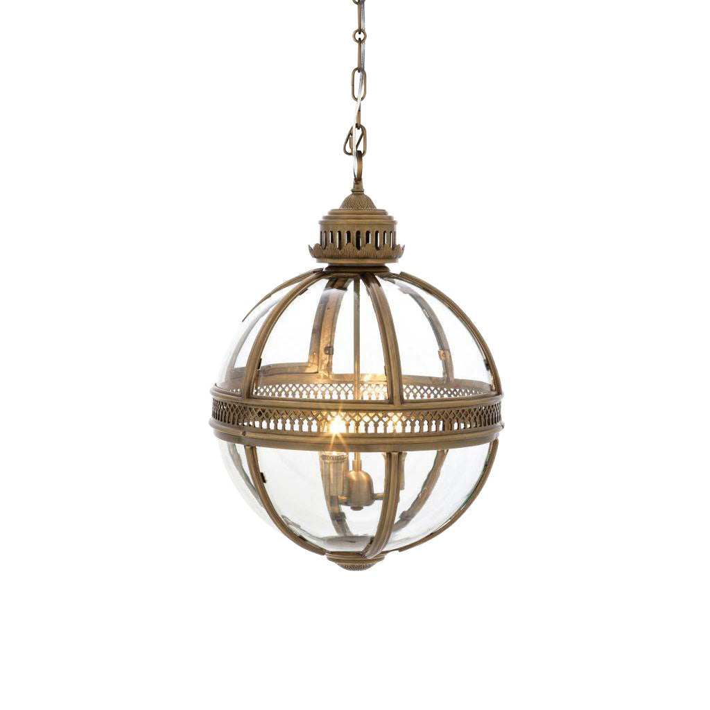 Edward Retro Glass Pendant Light