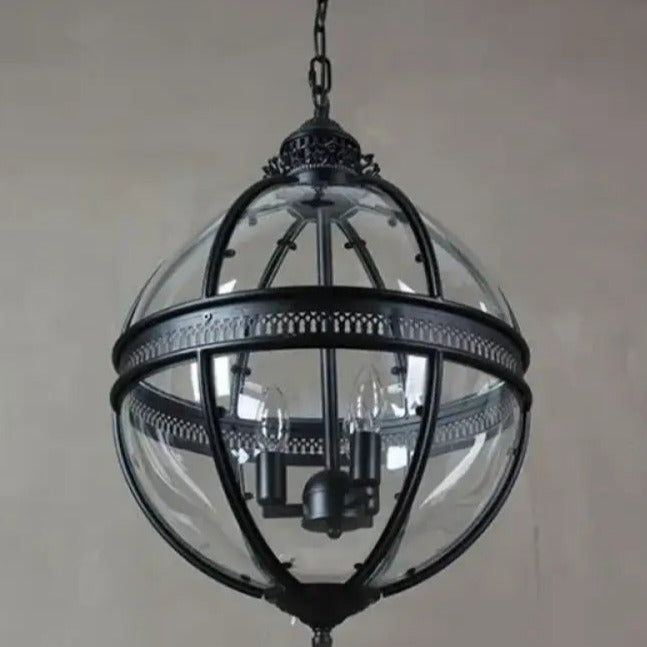 Edward Retro Glass Pendant Light