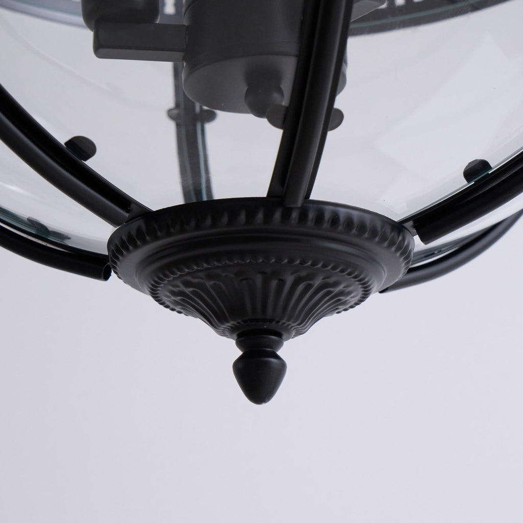 Edward Retro Glass Pendant Light