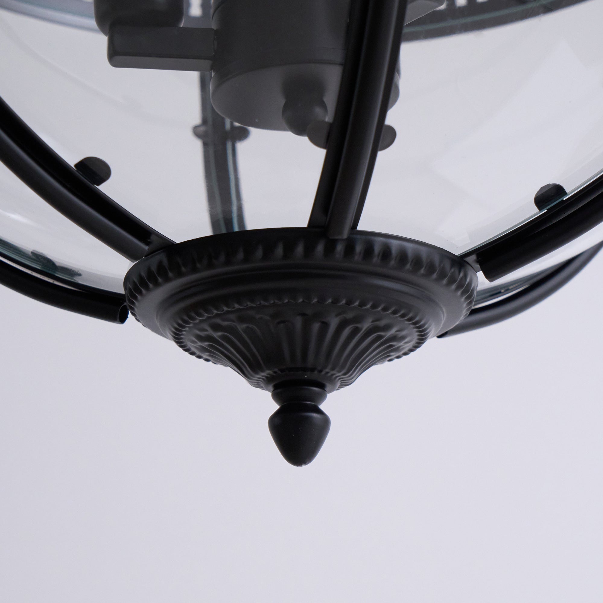Edward Retro Glass Pendant Light