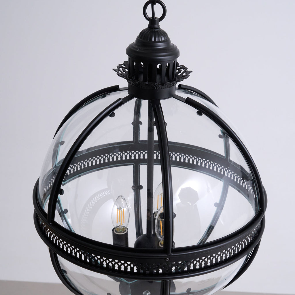 Edward Retro Glass Pendant Light