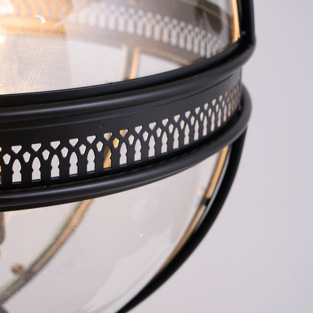 Edward Retro Glass Pendant Light