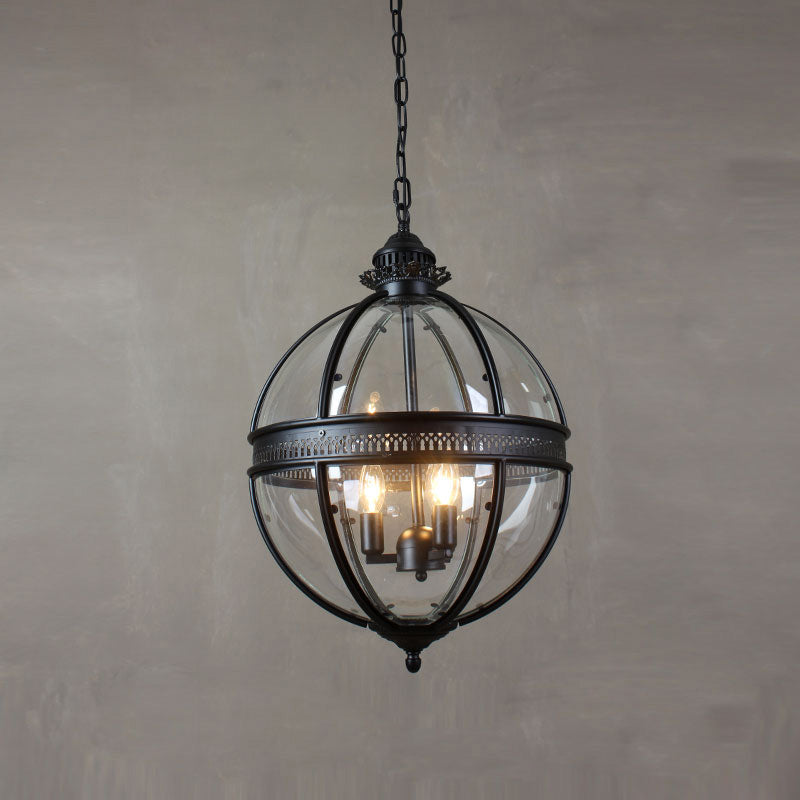 Edward Retro Glass Pendant Light