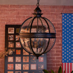 Edward Retro Glass Pendant Light