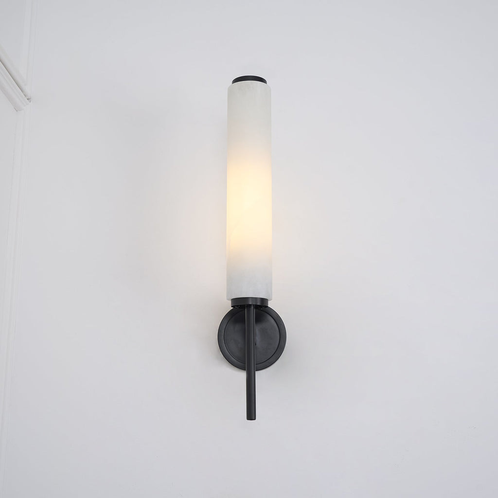 Jern Alabaster Art Deco Wall Sconce