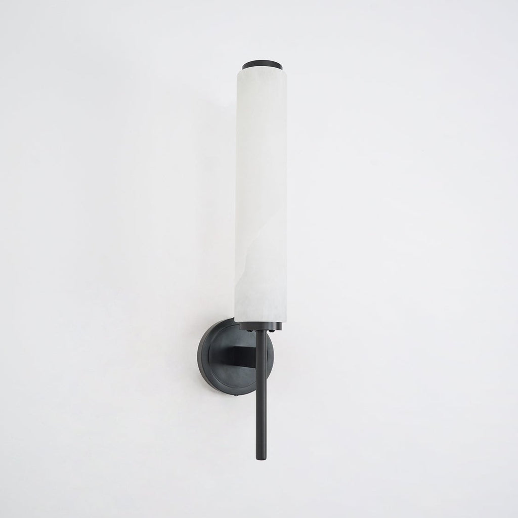 Jern Alabaster Art Deco Wall Sconce