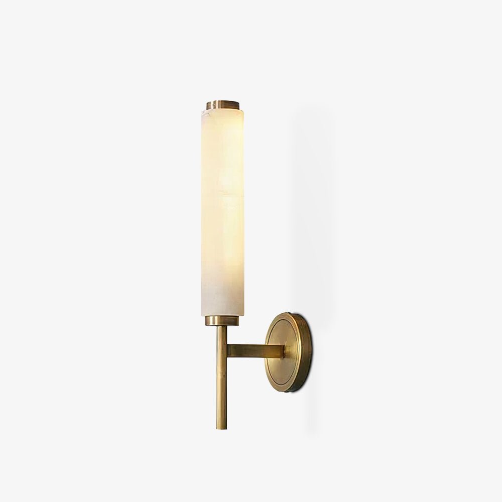 Jern Alabaster Art Deco Wall Sconce