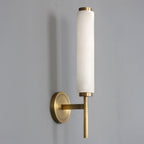 Jern Alabaster Art Deco Wall Sconce