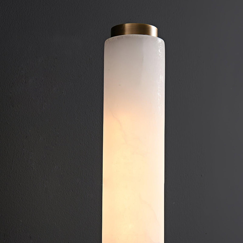 Jern Alabaster Art Deco Wall Sconce