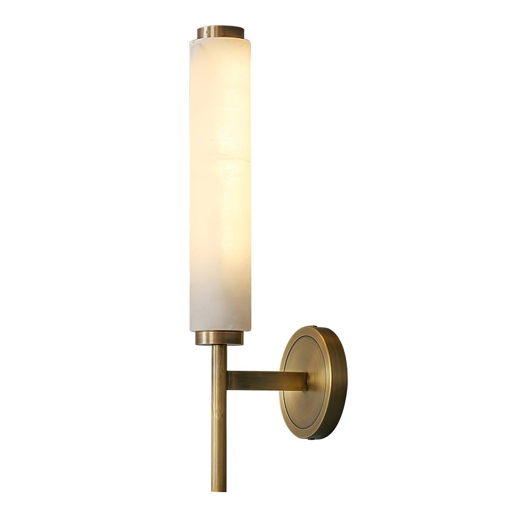 Jern Alabaster Art Deco Wall Sconce