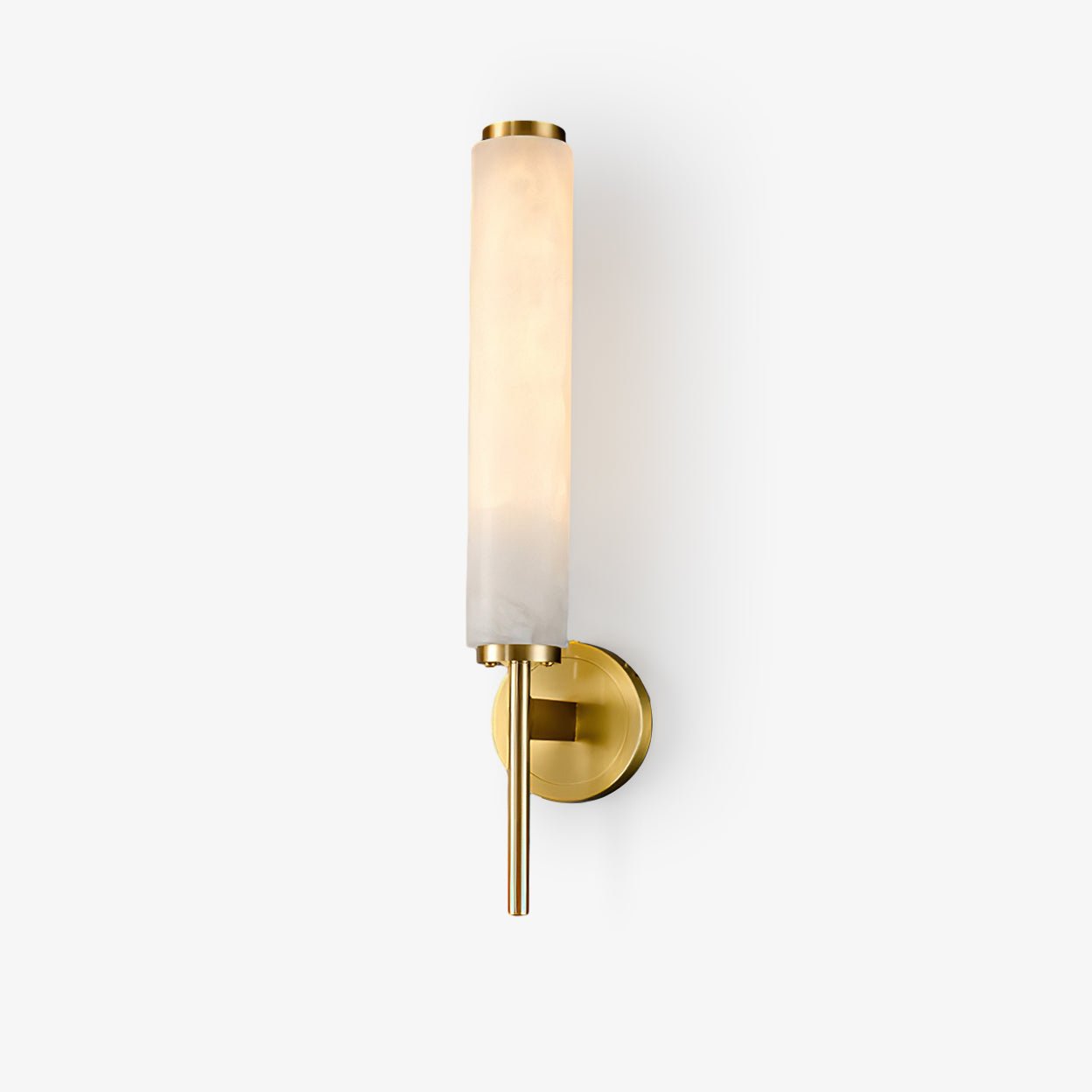 Jern Alabaster Art Deco Wall Sconce