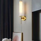 Jern Alabaster Art Deco Wall Sconce