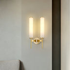 Jern Alabaster Art Deco Wall Sconce