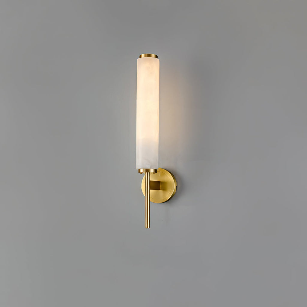 Jern Alabaster Art Deco Wall Sconce