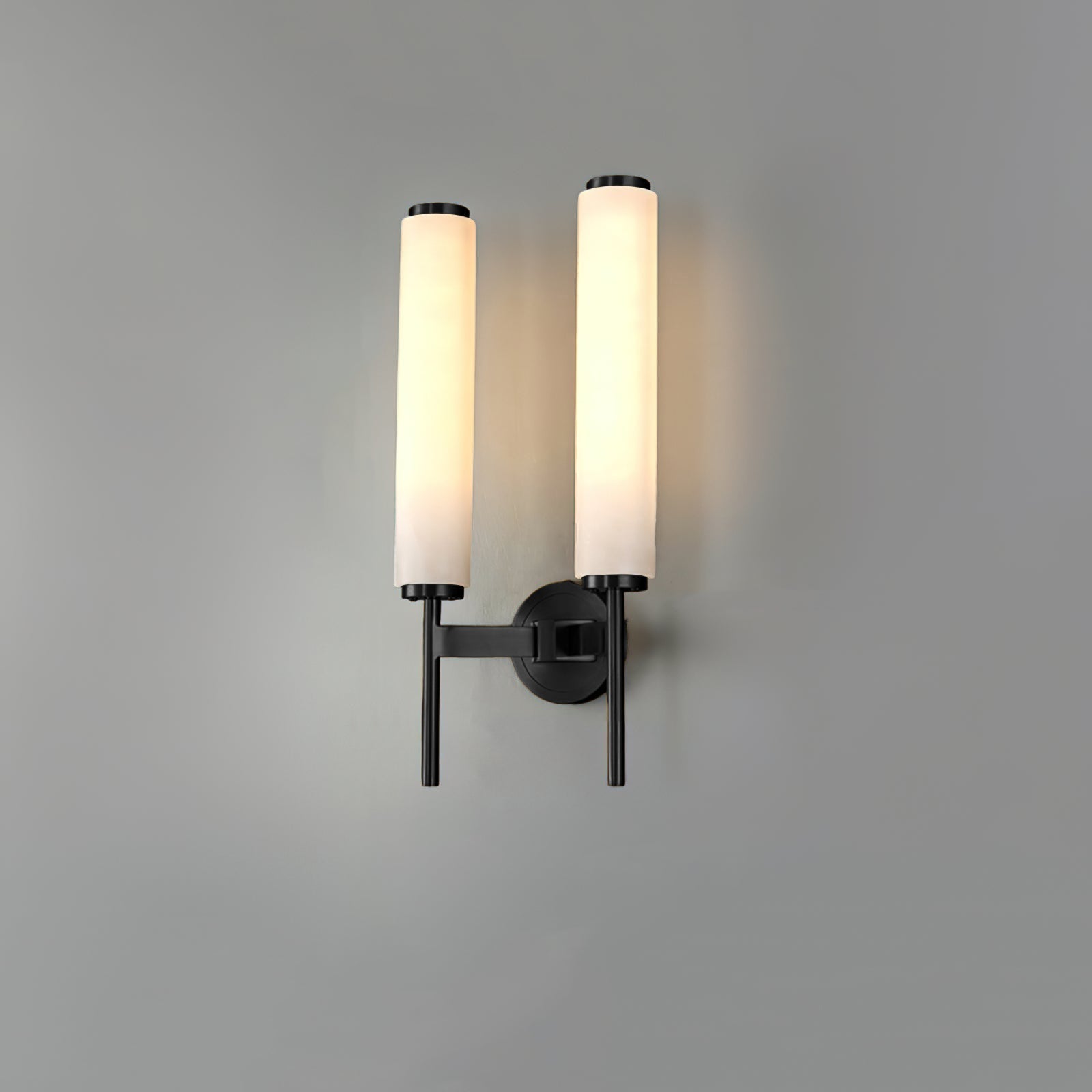 Jern Alabaster Art Deco Wall Sconce