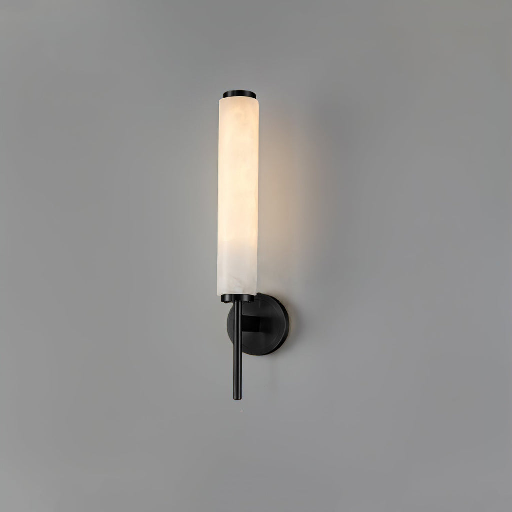 Jern Alabaster Art Deco Wall Sconce