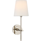 Theodore Brass Wall Lamp with Fabric Shade