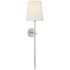 Theodore Brass Wall Lamp with Fabric Shade