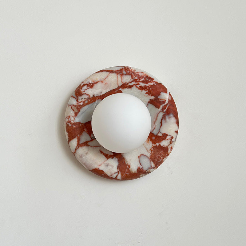 Avi Indoor Marble Wall Sconce