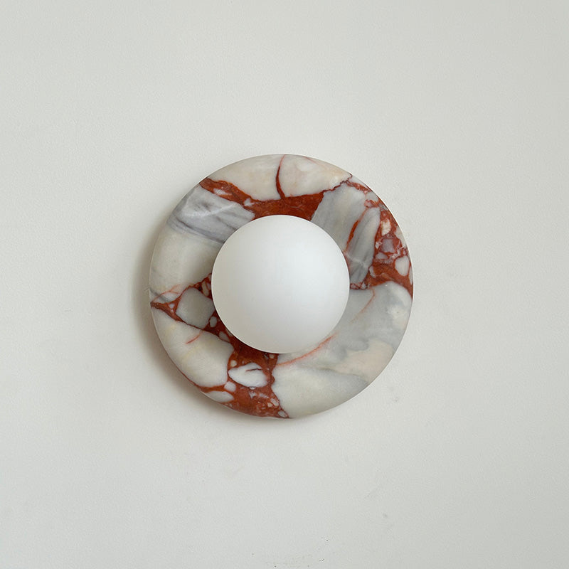 Hako Indoor Marble Wall Sconce