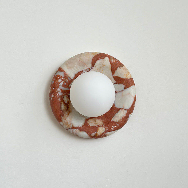 Hako Indoor Marble Wall Sconce