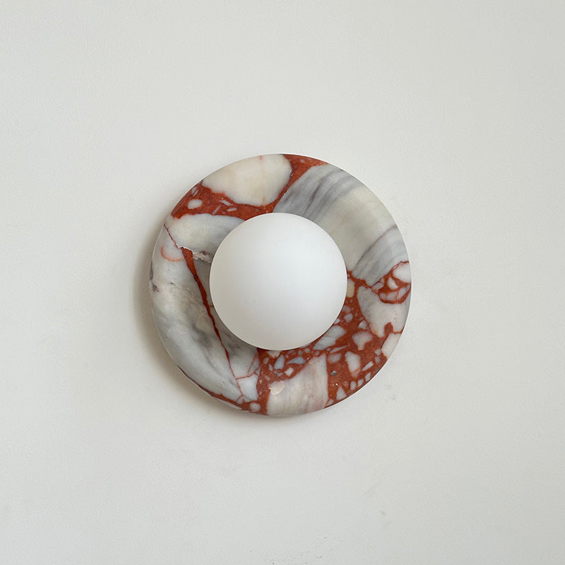 Hako Indoor Marble Wall Sconce