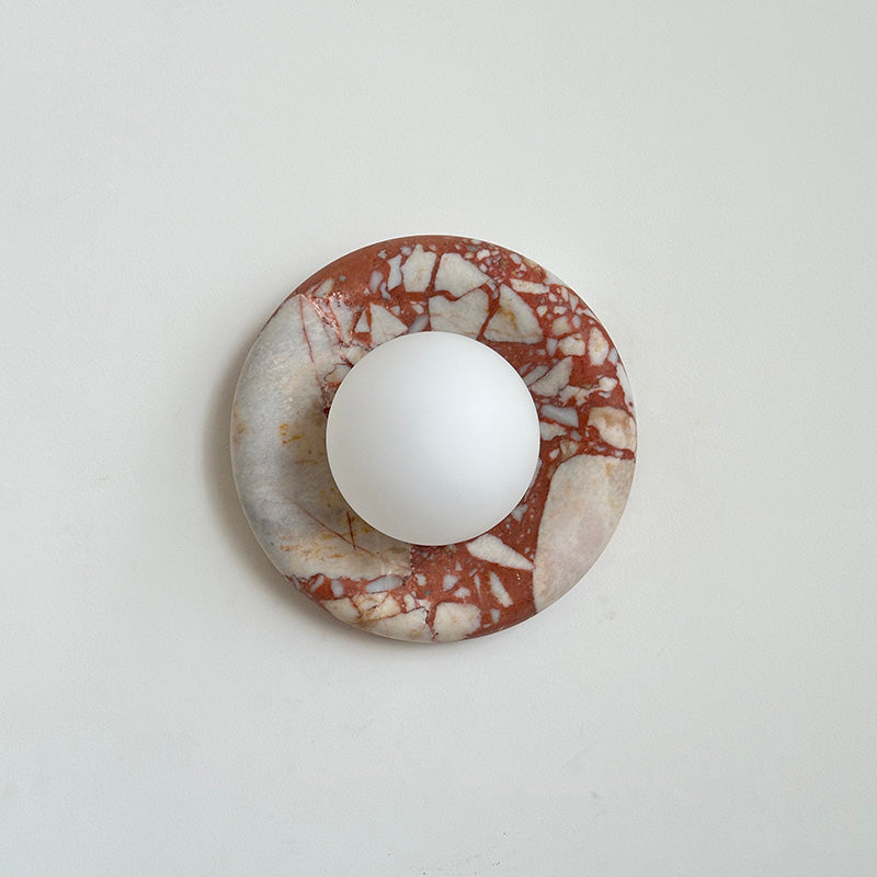 Avi Indoor Marble Wall Sconce