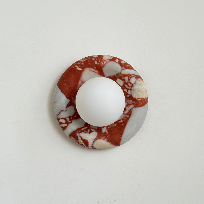 Avi Indoor Marble Wall Sconce