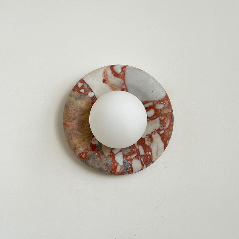 Avi Indoor Marble Wall Sconce