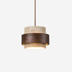 Perra Travertine Pendant Light