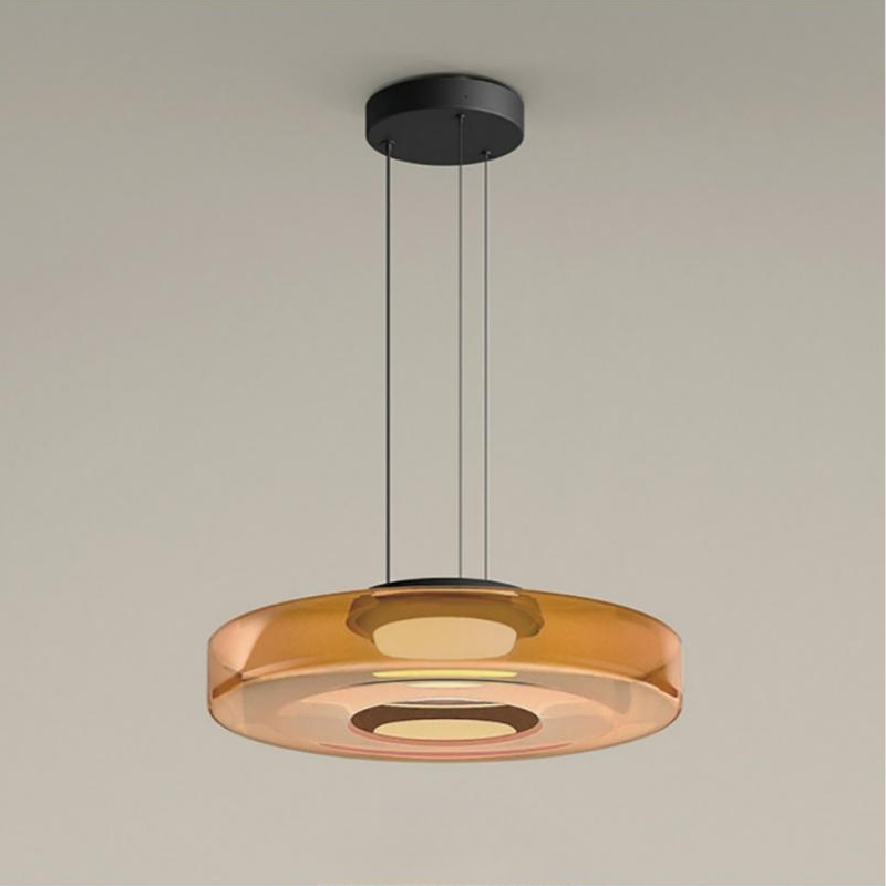 Jojo Multi-Tiered Glass Pendant Light