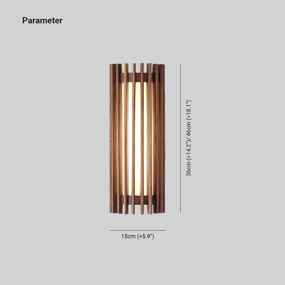 Neyra Indoor Wall Lamp in Walnut