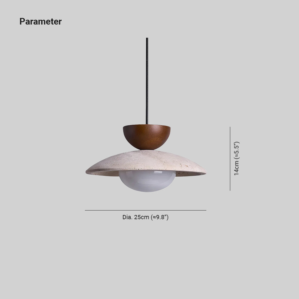 Cleo Travertine Pendant Lighting