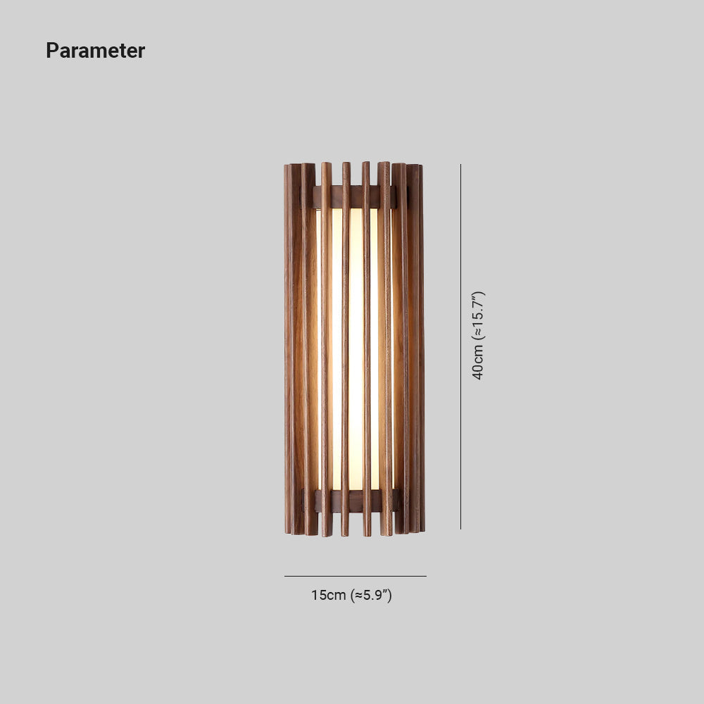Neyra Indoor Wall Lamp in Walnut