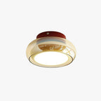 June Vintage Glass Flush-Mount Ceiling Light