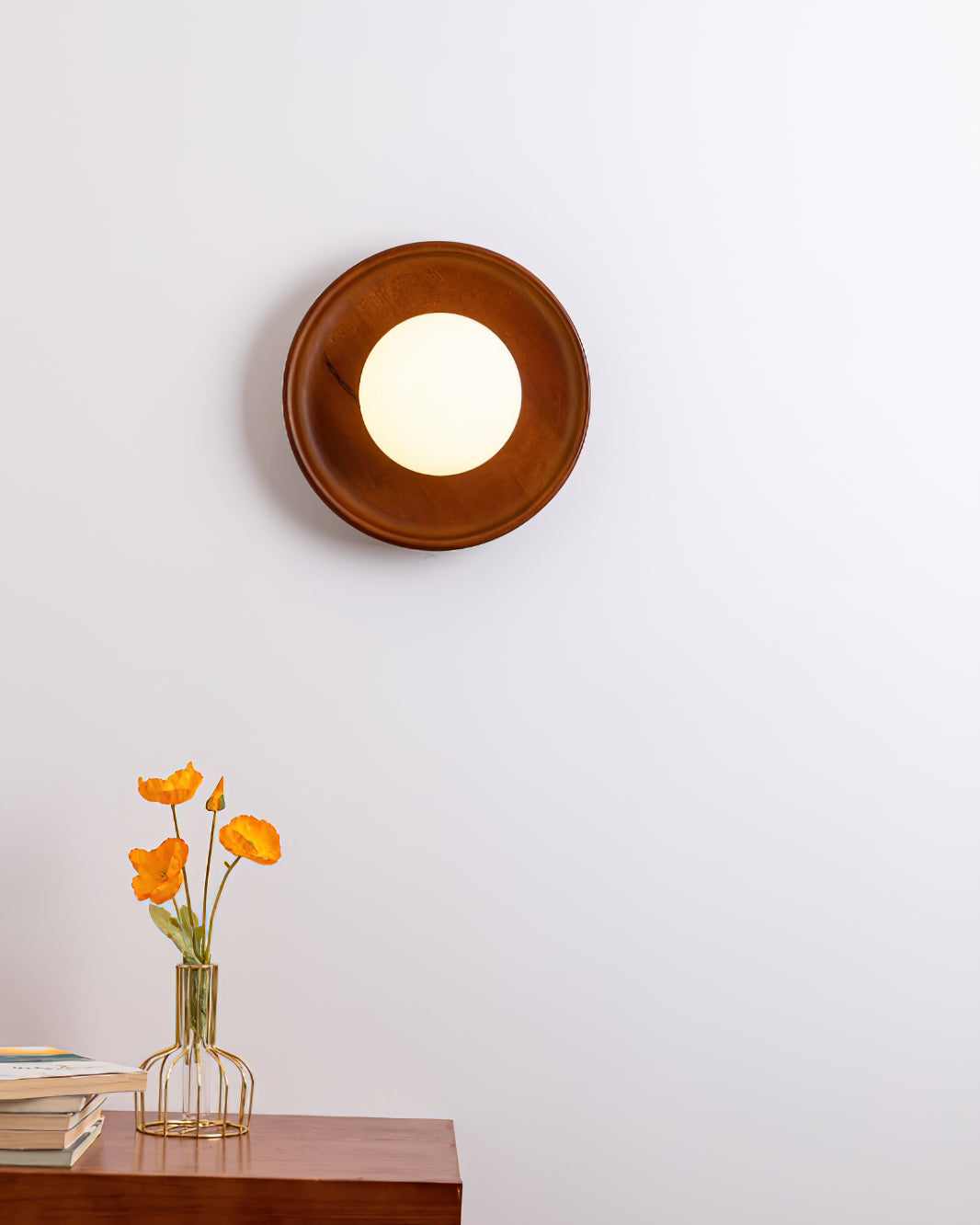 Novin Wooden Wall Lamp