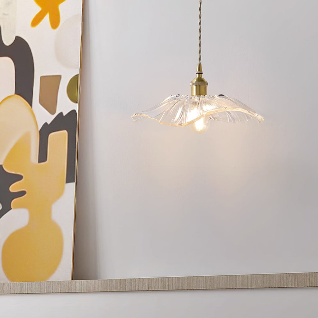 Calia Flower Glass Pendant & Ceiling Light