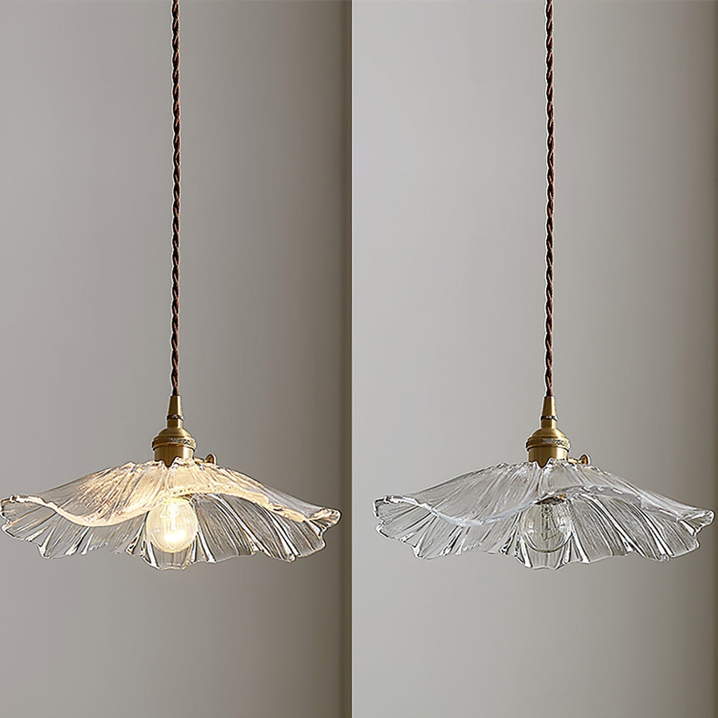 Calia Flower Glass Pendant & Ceiling Light