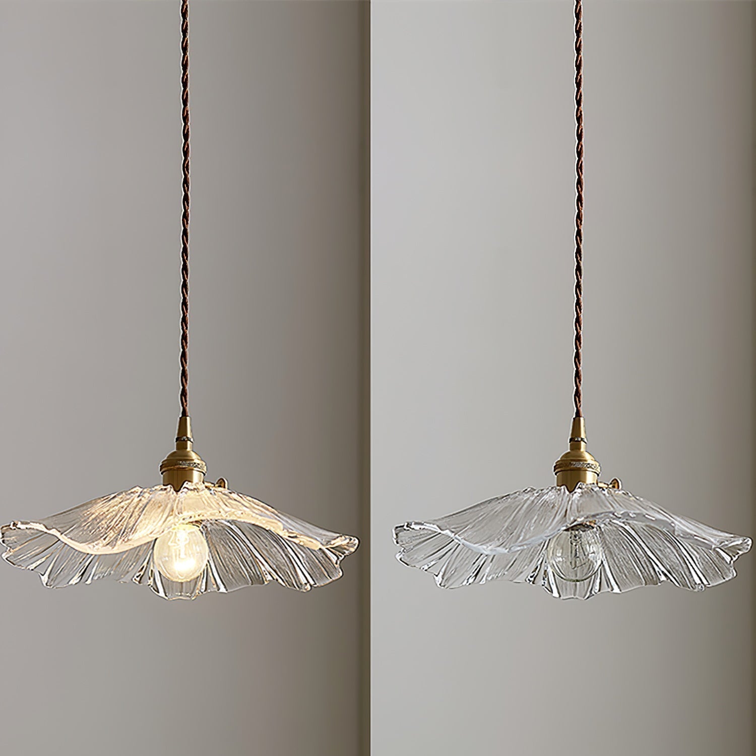 Calia Flower Glass Pendant & Ceiling Light