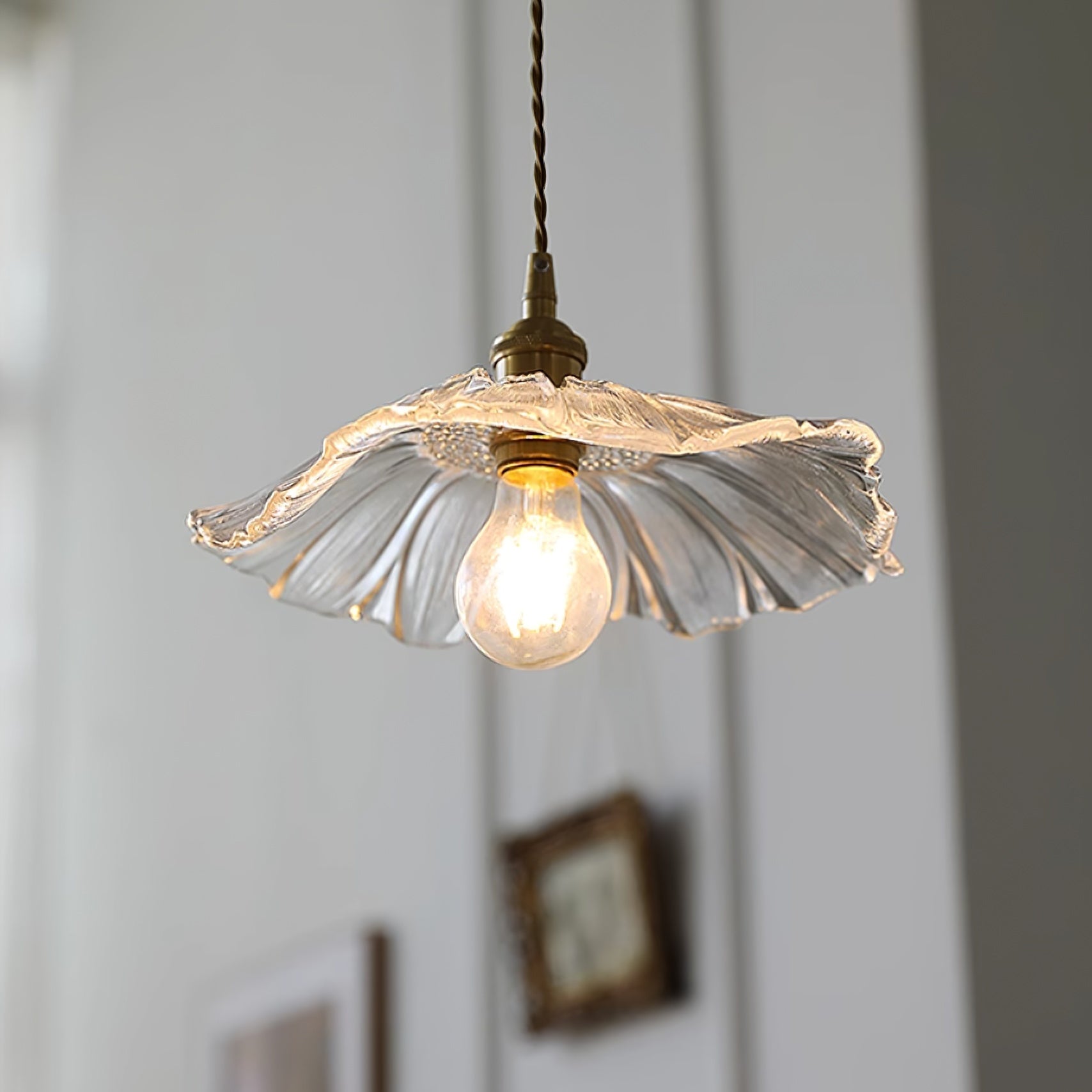 Calia Flower Glass Pendant & Ceiling Light