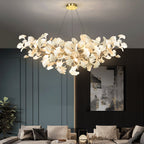 Metr Luxury U-Shaped Ceramic Chandelier for Living Room