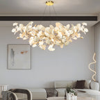 Metr Luxury U-Shaped Ceramic Chandelier for Living Room