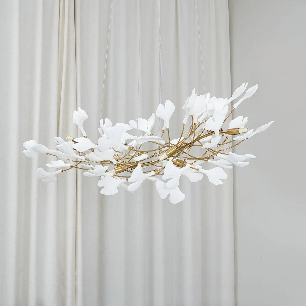 Metr Luxury U-Shaped Ceramic Chandelier for Living Room