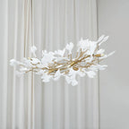 Metr Luxury U-Shaped Ceramic Chandelier for Living Room