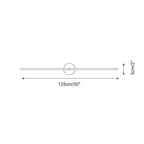 Modern Minimalist Double‑Ended Linear Rod Wall Lamp – Accent Sconce