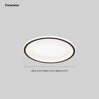 Quasso Modern Round LED Flush Mount Ceiling Light
